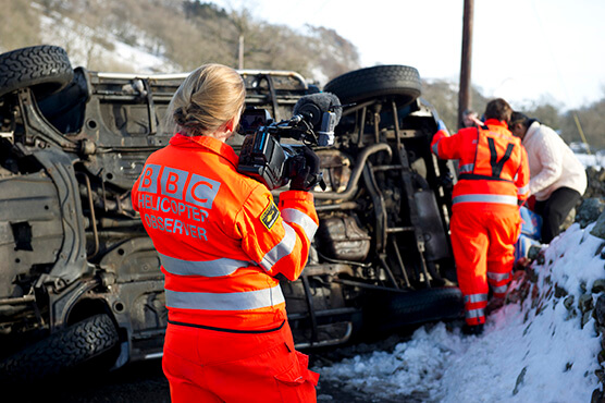 bbc helicopter heroes on location photo