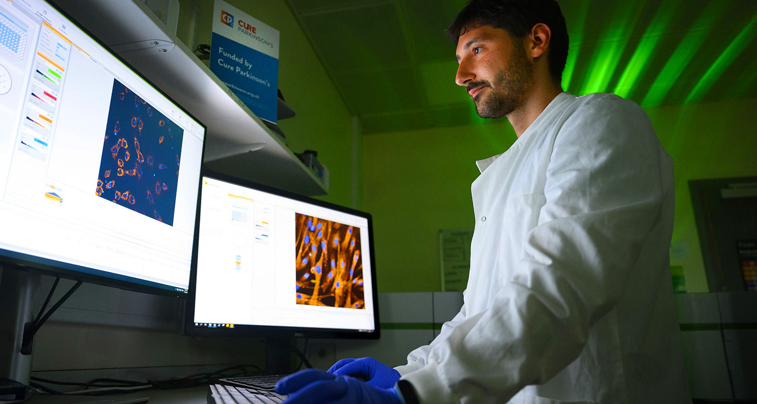 Viewing Lab results photograph